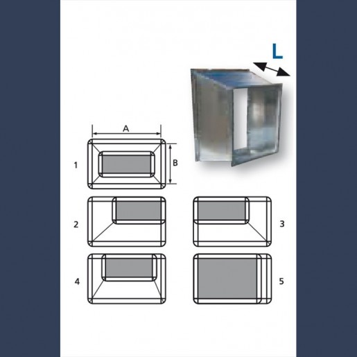 transition galvanized duct