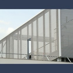 louvers system in situ