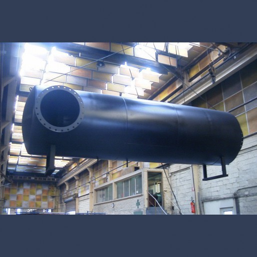 Engine exhaust silencer 40dBA - manufacturing