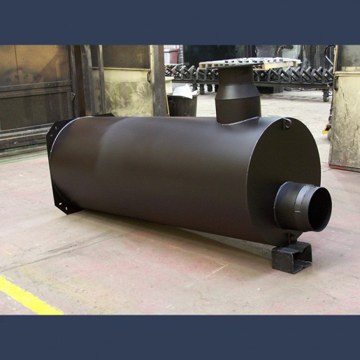 Engine exhaust silencer  for genset container 40dBA - manufacturing