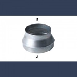 galvanized circular reduction duct