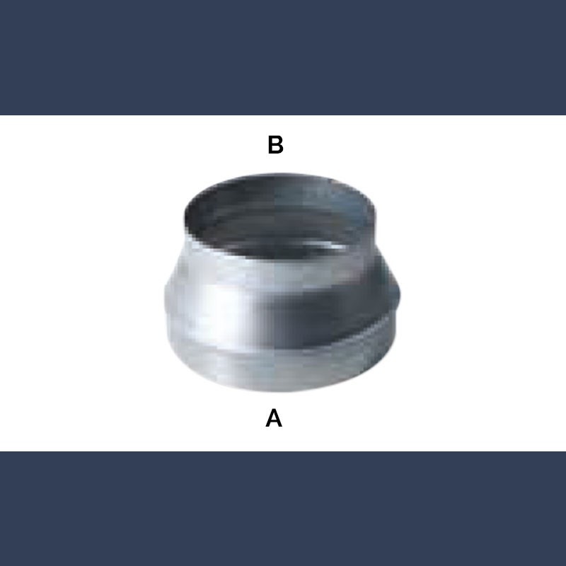 Réduction cylindrique concentrique acier galvanisé