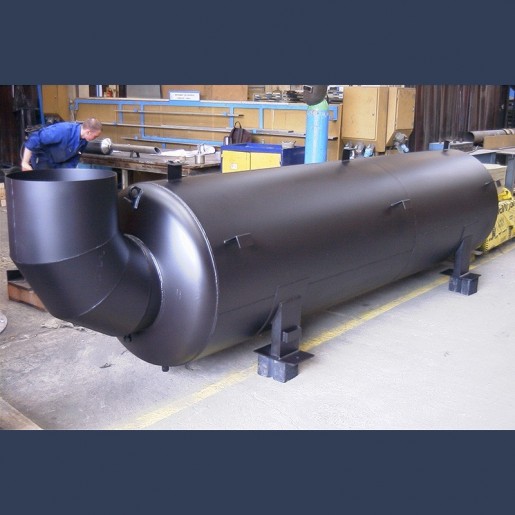 engine exhaust silencer axial type manufacturing 2