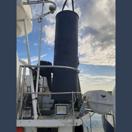 ship engine silencer 30dBA on board