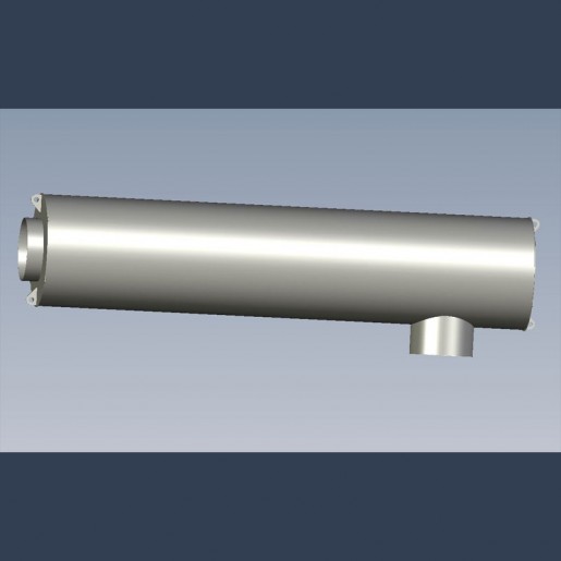 silencer radial type without flanges