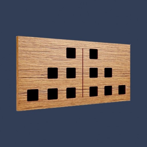 wooden acoustic panels domino design