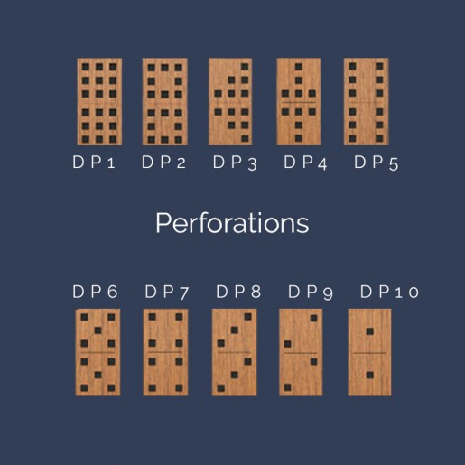 Possibilities of perforation variants