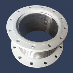 Expansion joint with fixed flanges