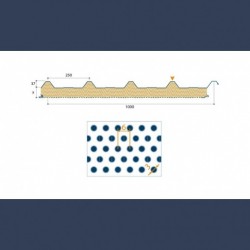 acoustic roof panel sketch
