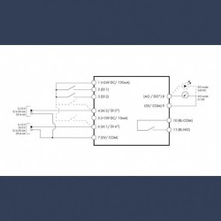 Frequency converter IP20 electric control sketch