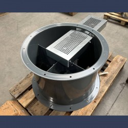 Ventilateur hélicoide haute température moteur hors flux