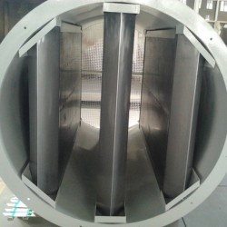 Primary air silencer for blower with high flow speed
