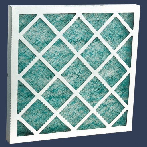 Filtre fibre de verre cadre cartonné