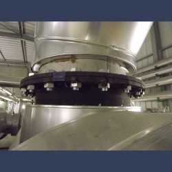 Silencieux cylindrique d'échappement 50dBA - in situ