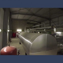 Silencieux cylindrique d'échappement 50dBA - in situ