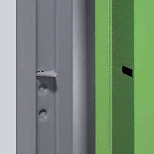 Security points detail on the standard multipurpose door