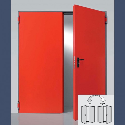 Insulated multipurpose door (single door variant has a reversible leaf)