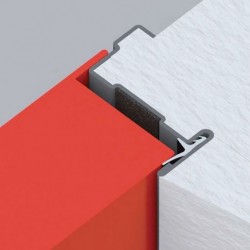 Standard frame détail on the metal fire door EI2 60