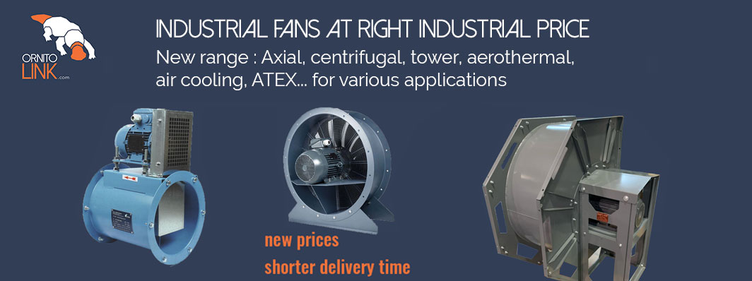 Wide choice of industrial fans